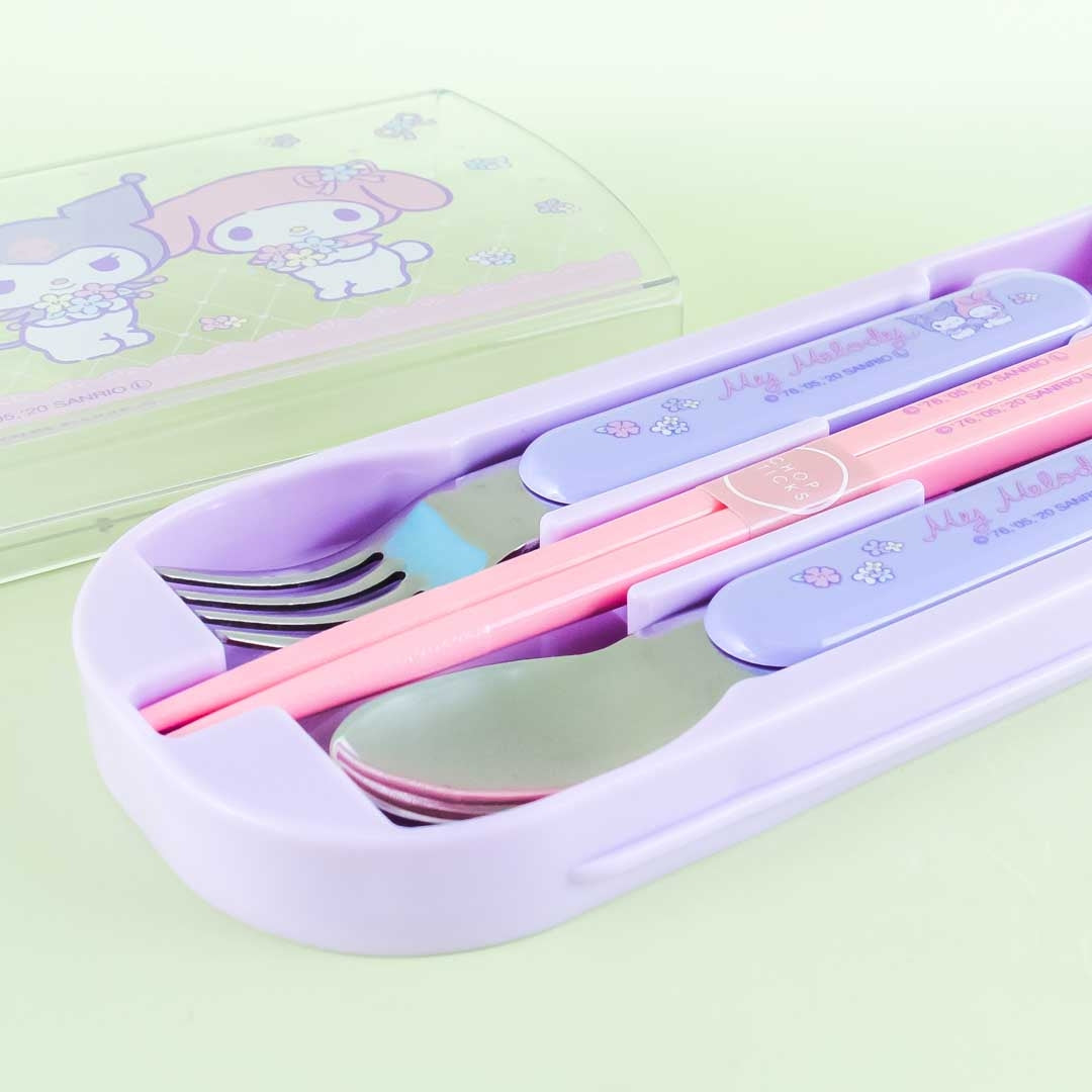 My Melody & Kuromi Springtime Utensil Set