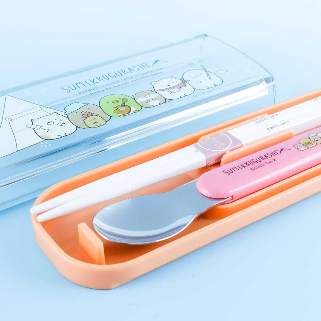 Sumikko Gurashi Camp Time Spoon & Chopsticks Set