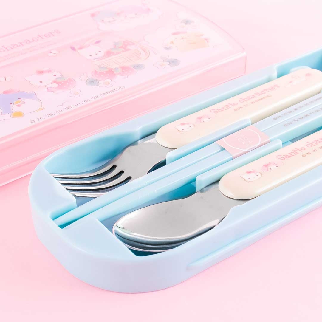 Sanrio Characters Strawberry Field Utensil Set