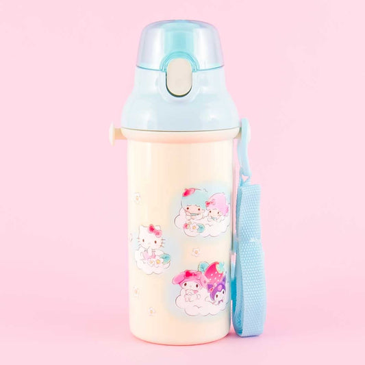Sanrio Characters Strawberry Field One-Touch Water Bottle