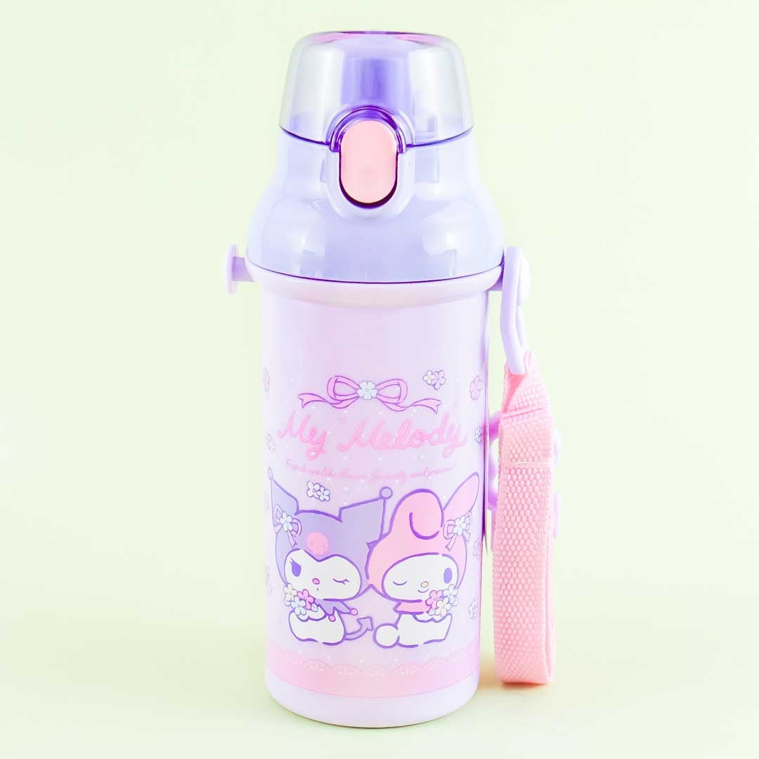 My Melody & Kuromi Springtime One-Touch Water Bottle