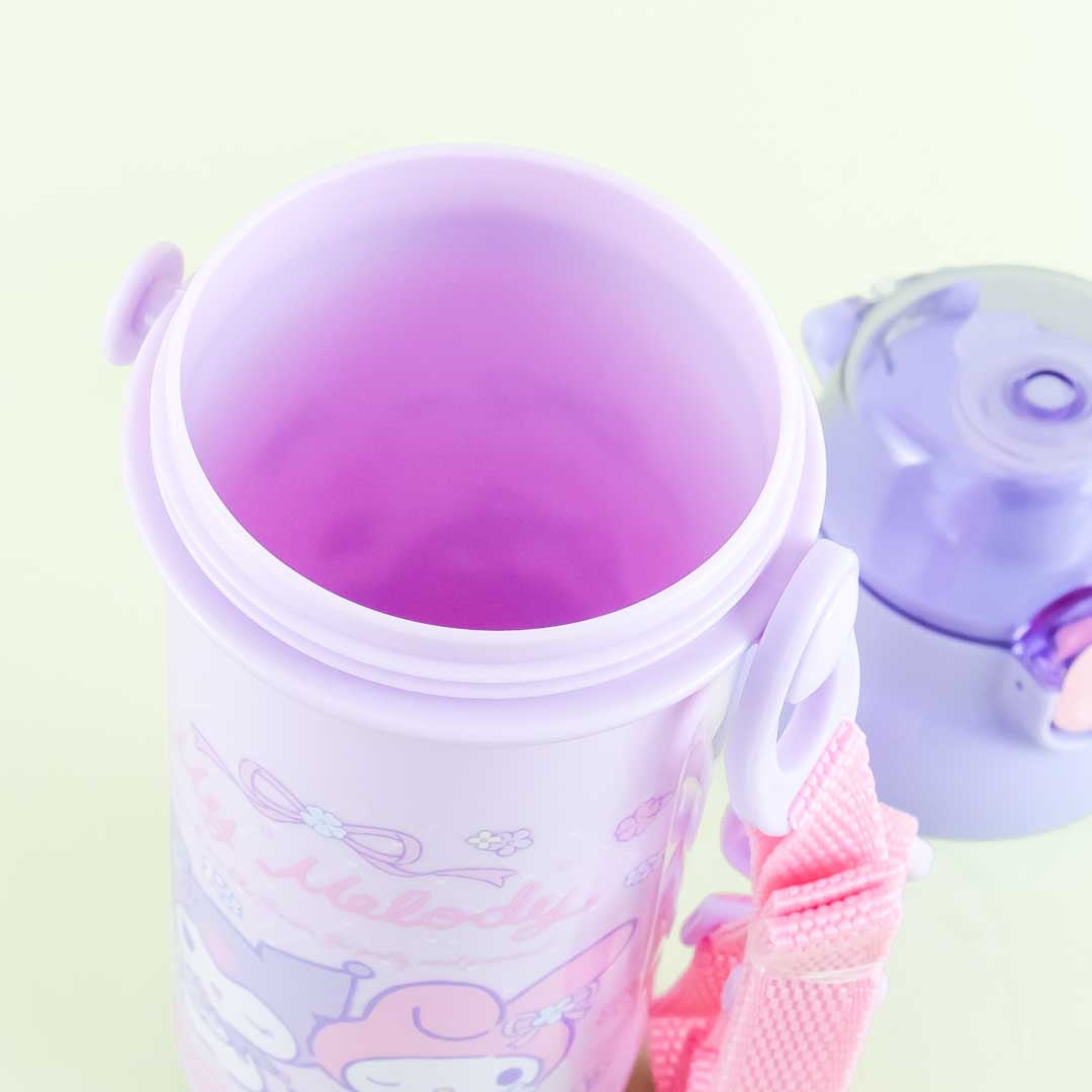 My Melody & Kuromi Springtime One-Touch Water Bottle