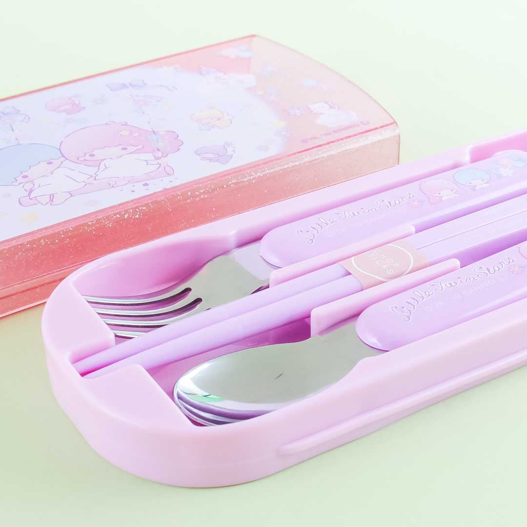 Little Twin Stars Swing Time Utensil Set