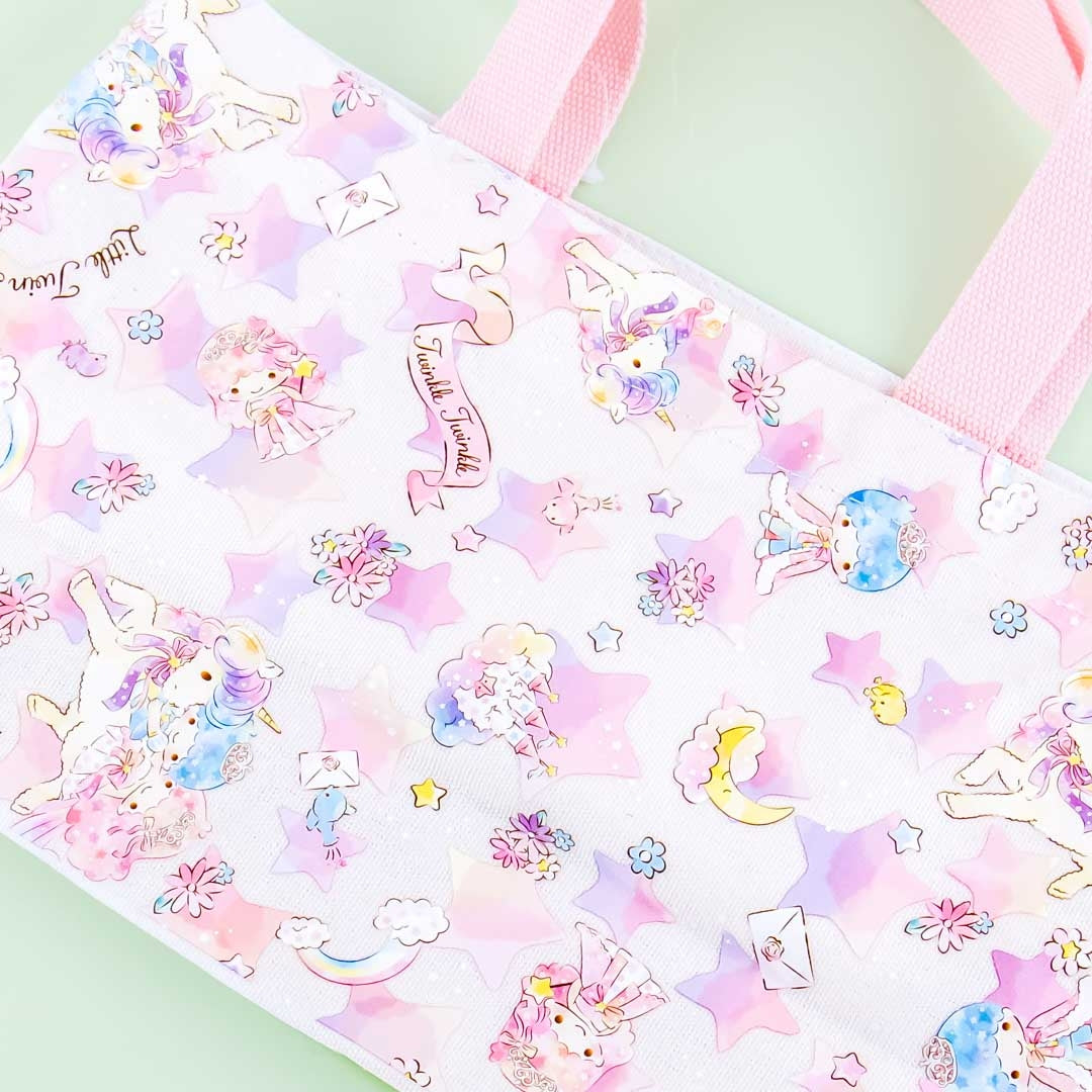Little Twin Stars Unicorn Ride Tote Bag