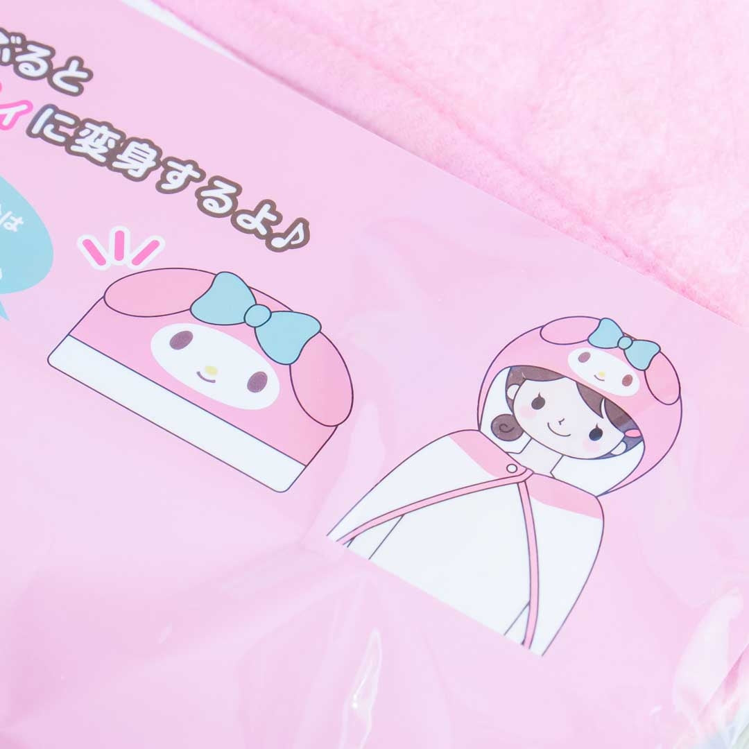 My Melody Fluffy Hooded Blanket