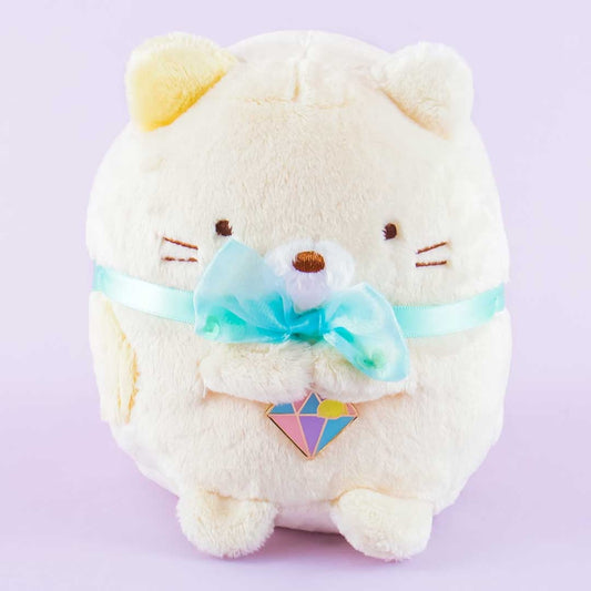 Sumikko Gurashi Jewel Love Plushie / Neko - Medium