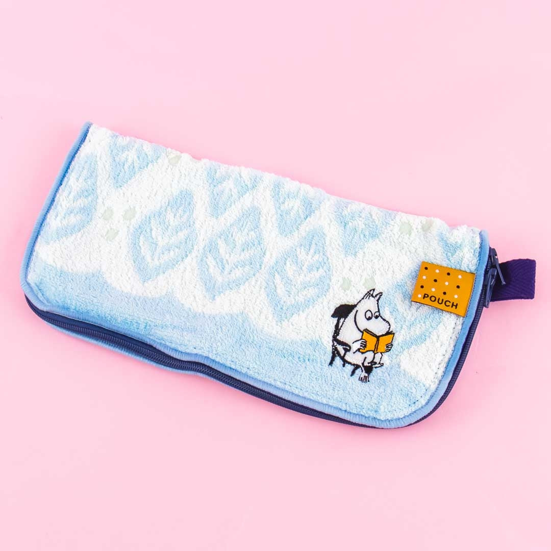 Moomin Leafy Towel Pouch - Moomintroll