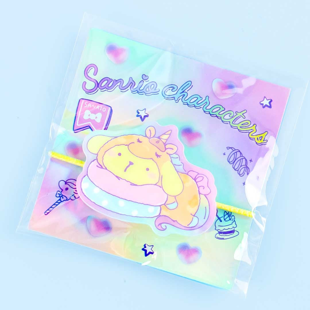 Pompompurin Unicorn Acrylic Hair Tie