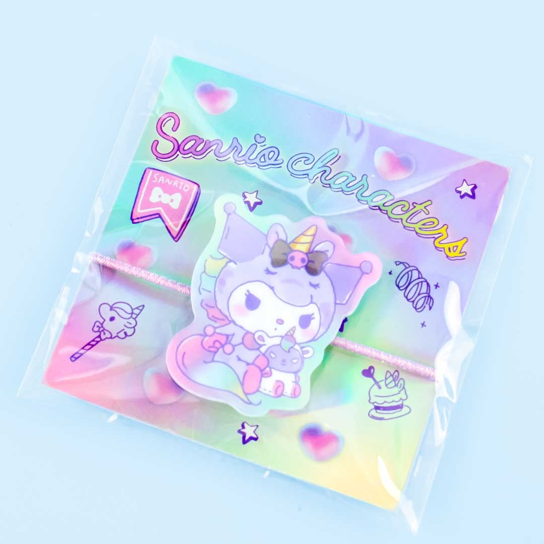Kuromi Unicorn Acrylic Hair Tie