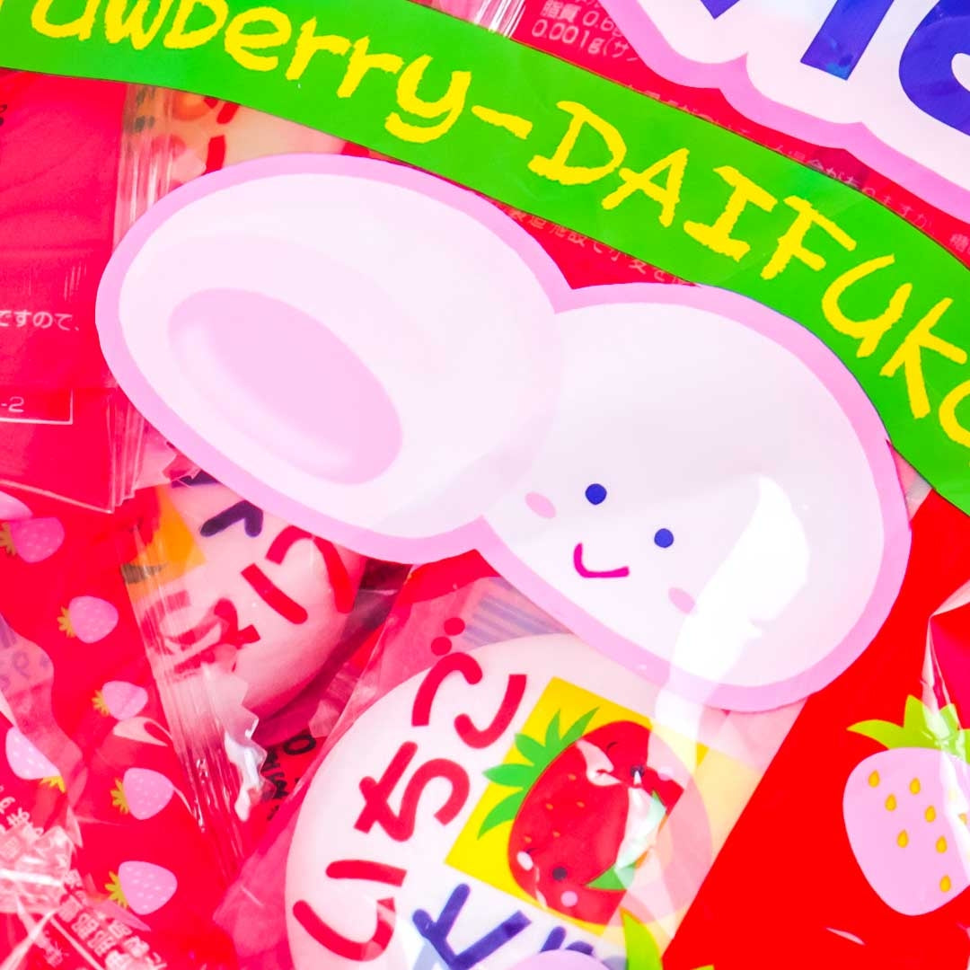 Yaokin Strawberry Daifuku Marshmallows