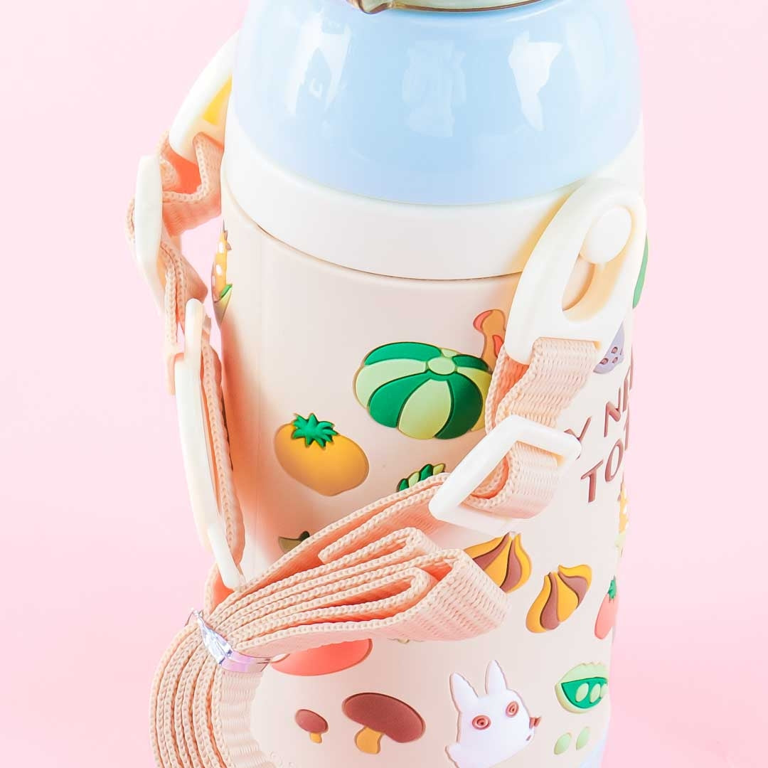 My Neighbor Totoro 3D Vegetables Stainless Steel Bottle