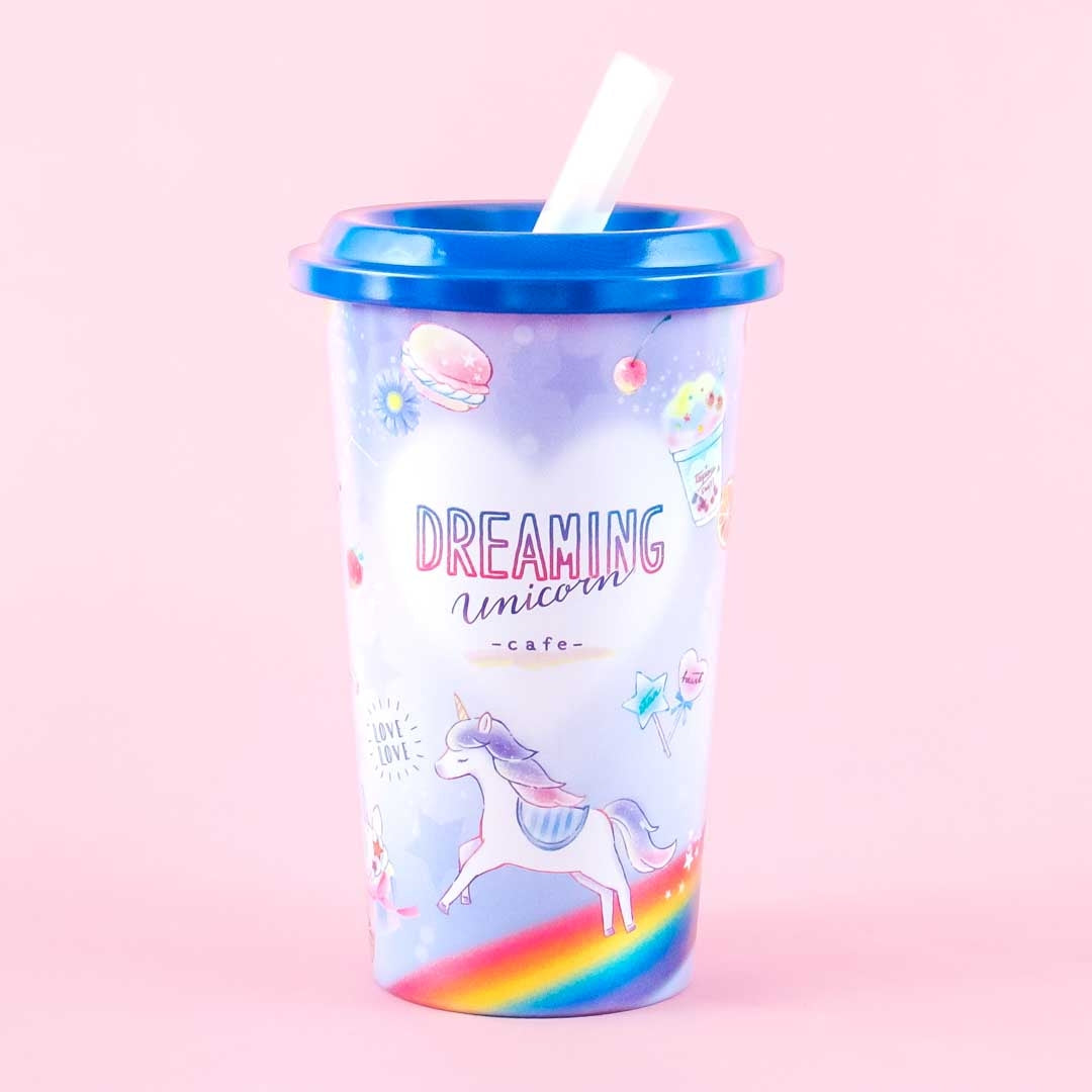 Dreaming Unicorn Cafe Cup Piggy Bank