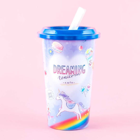Dreaming Unicorn Cafe Cup Piggy Bank