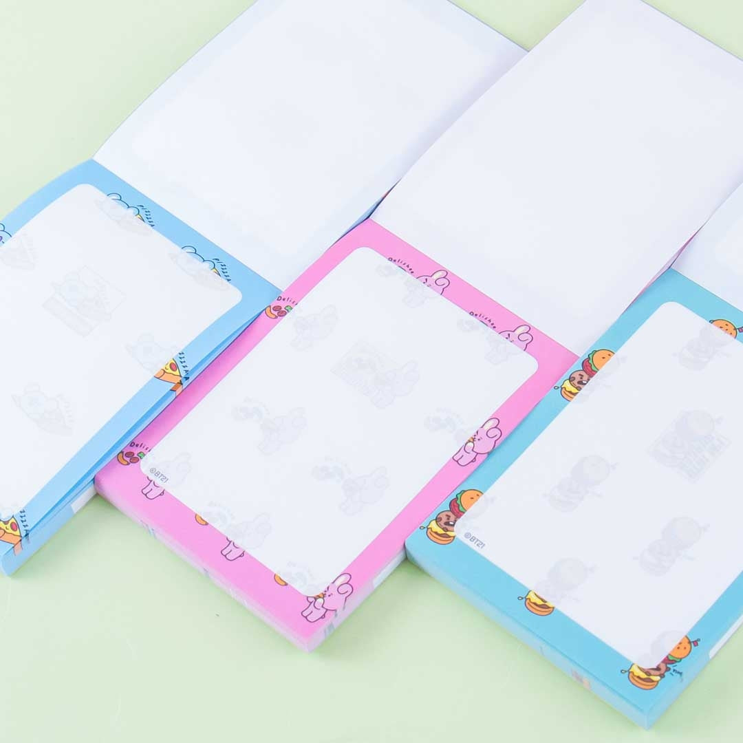 BT21 Fast Food Memo Pad