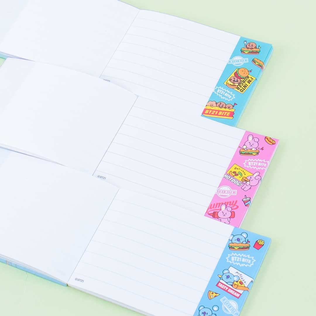 BT21 Fast Food Memo Pad