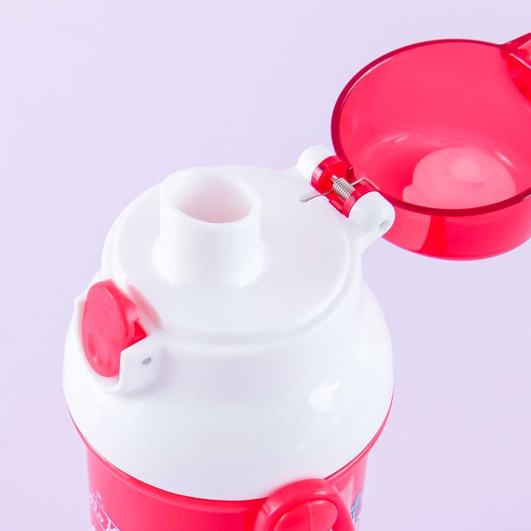 Hello Kitty Lace & Argyle One-Push Water Bottle
