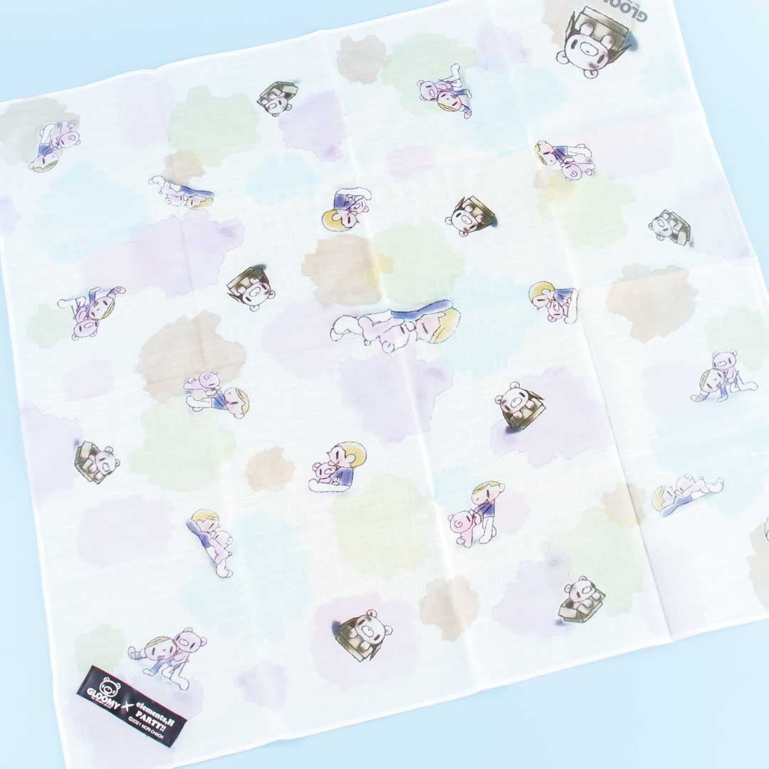 Gloomy Bear Doodle Handkerchief