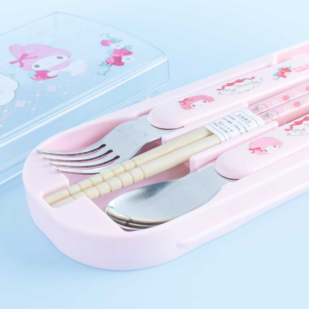 My Melody Strawberry Garden Utensil Set