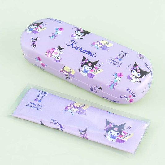 Kuromi Picnic Time Eyeglass Hard Case