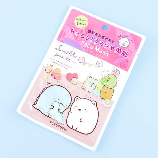 Sumikko Gurashi Furupuru Face Mask Pack - Rose