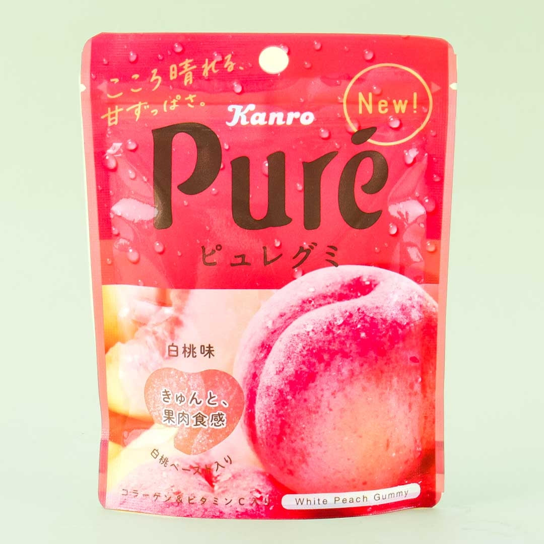 Kanro Puré Gummy - White Peach