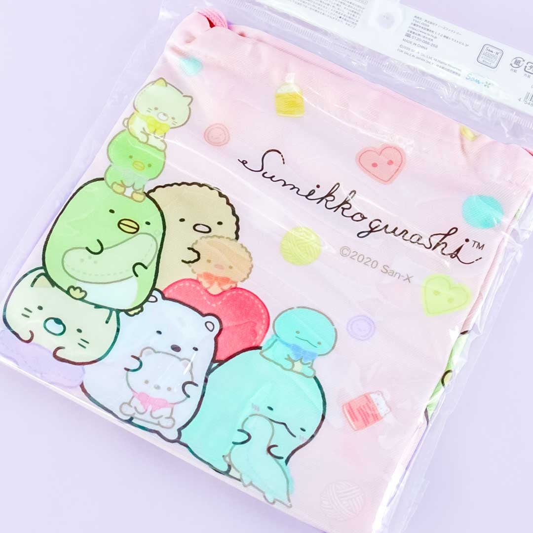 Sumikko Gurashi Plushie Play Drawstring Bag