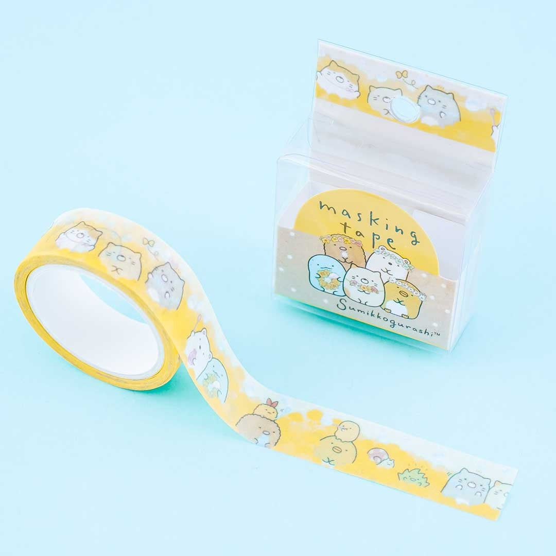 Sumikko Gurashi Floral Crown Masking Tape