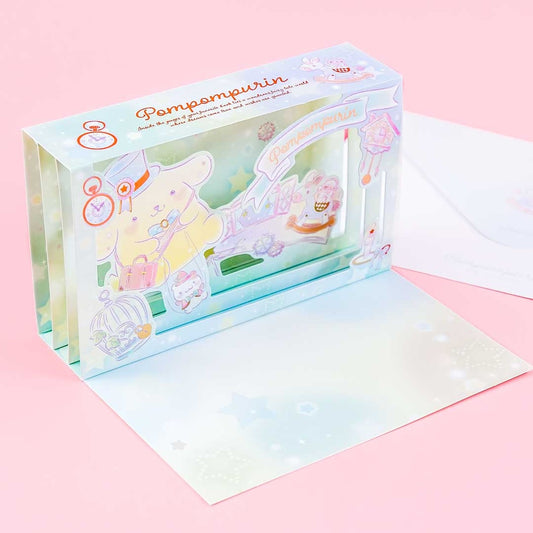 Pompompurin Fantasy Pop-Up Greeting Card