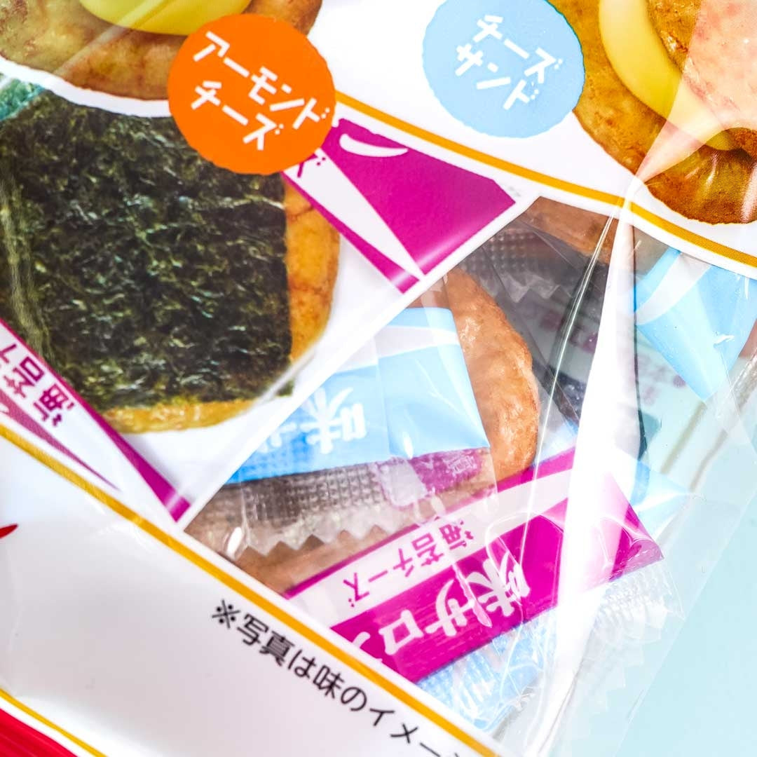 Bourbon Assorted Cheese & Rice Crackers