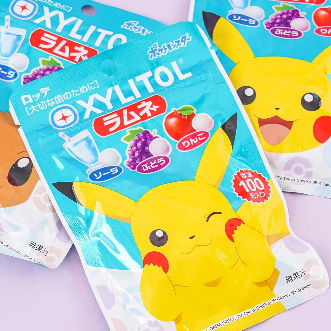 Lotte Pokemon Xylitol Ramune Candy