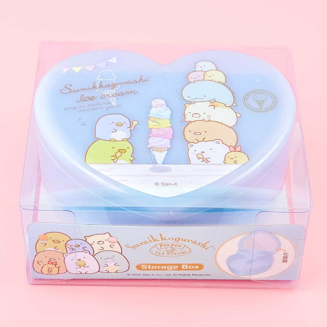 Sumikko Gurashi Ice Cream Heart Storage Container