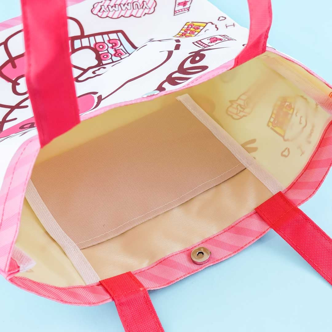 Hello Kitty Pop Corn Tote Bag