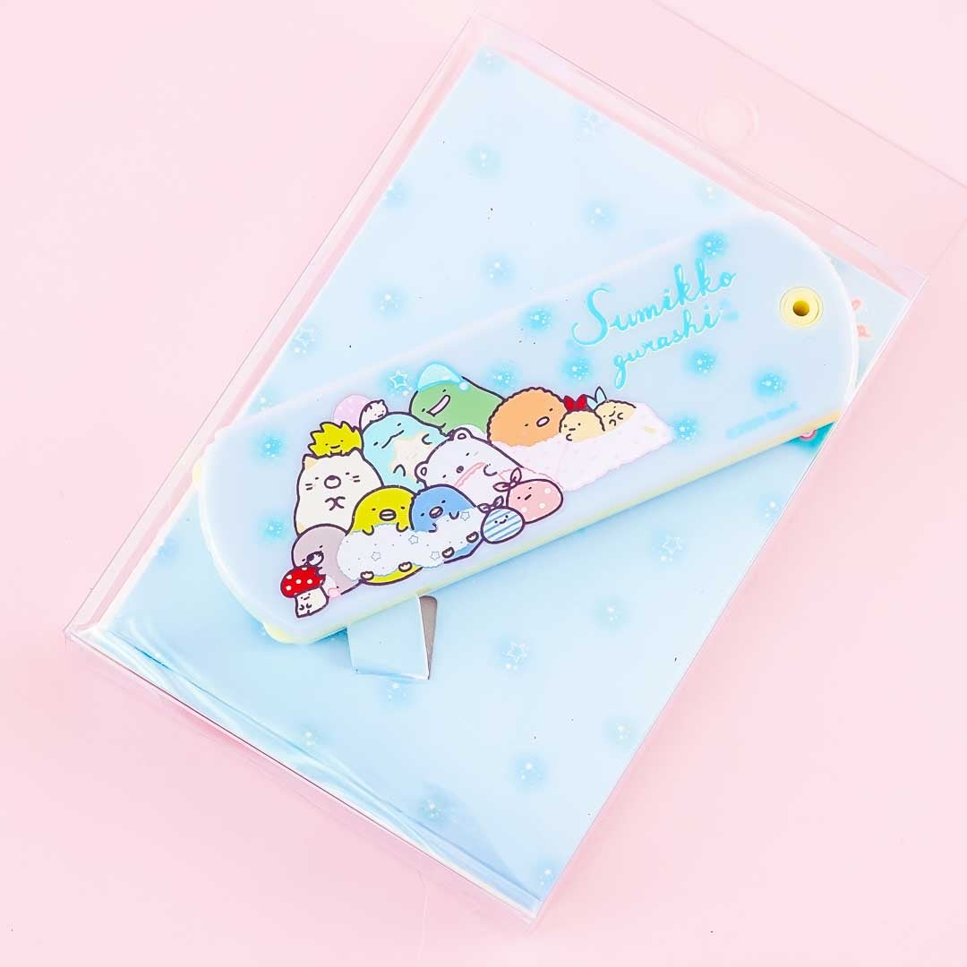 Sumikko Gurashi Bedtime Fun Folding Comb With Mirror