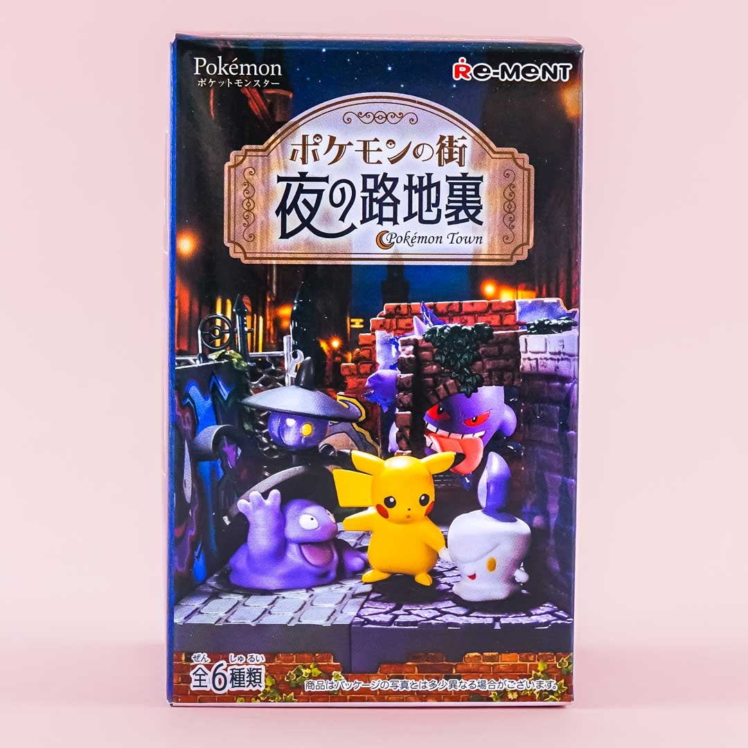 Re-Ment Pokémon Town Back Alley At Night