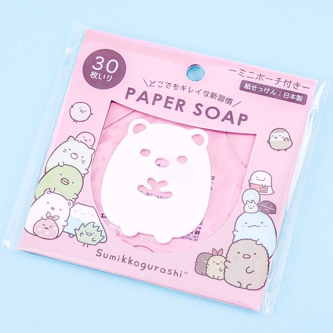 Sumikko Gurashi Paper Soap Pack - Shirokuma / Floral