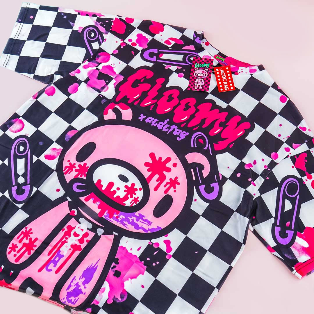 ACDC RAG Checkered Gloomy Huge T-Shirt
