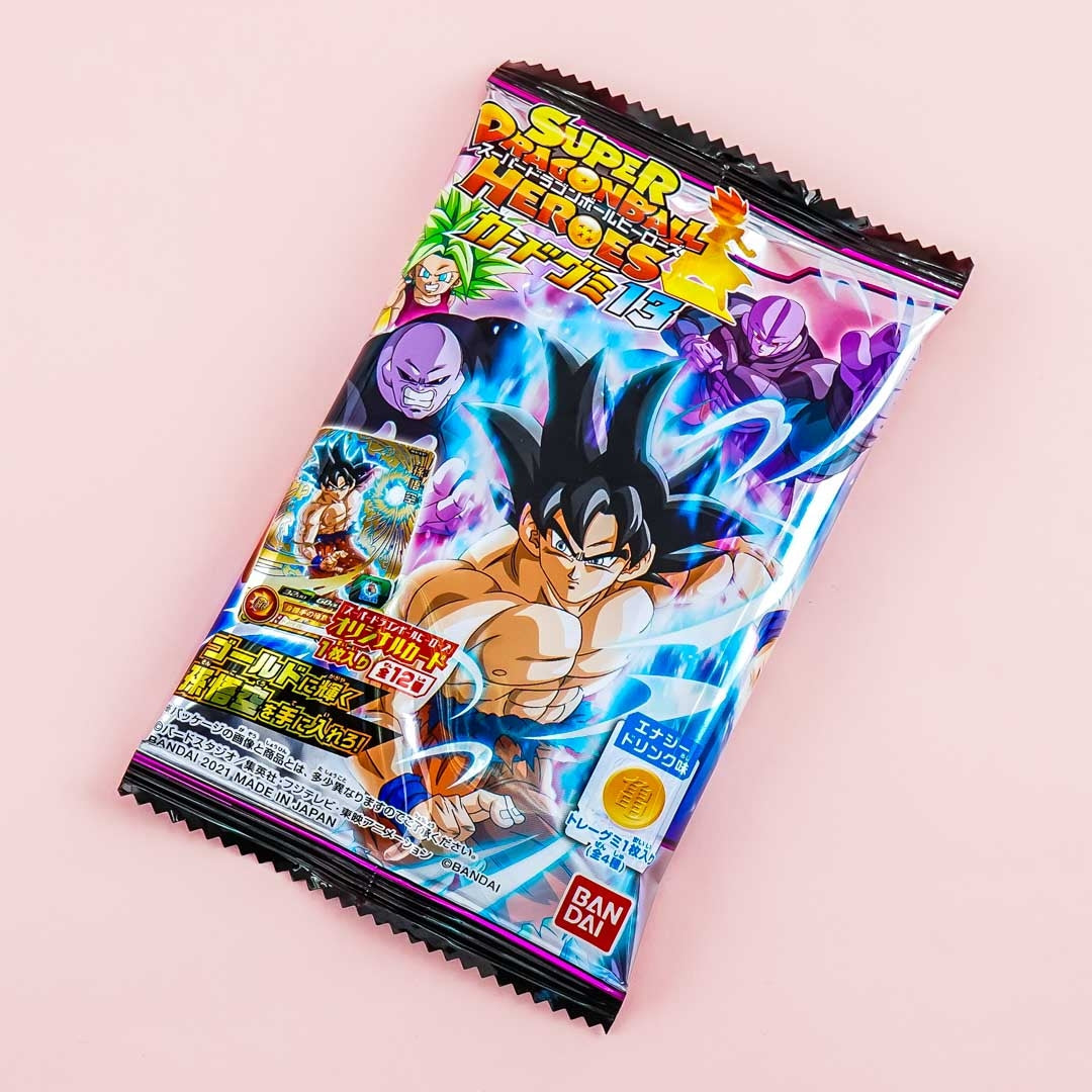 Bandai Super Dragon Ball Heroes 13 Card & Gummy