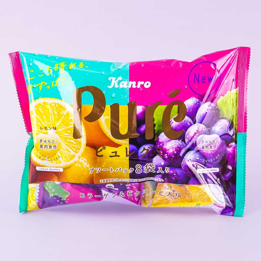 Kanro Pure Assorted Gummy Family Pack