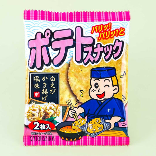 Katou Seika Potato Snacks - White Shrimp Kakiage