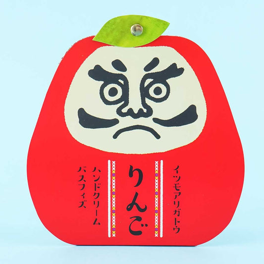 Daruma Doll Red Apple Gift Set