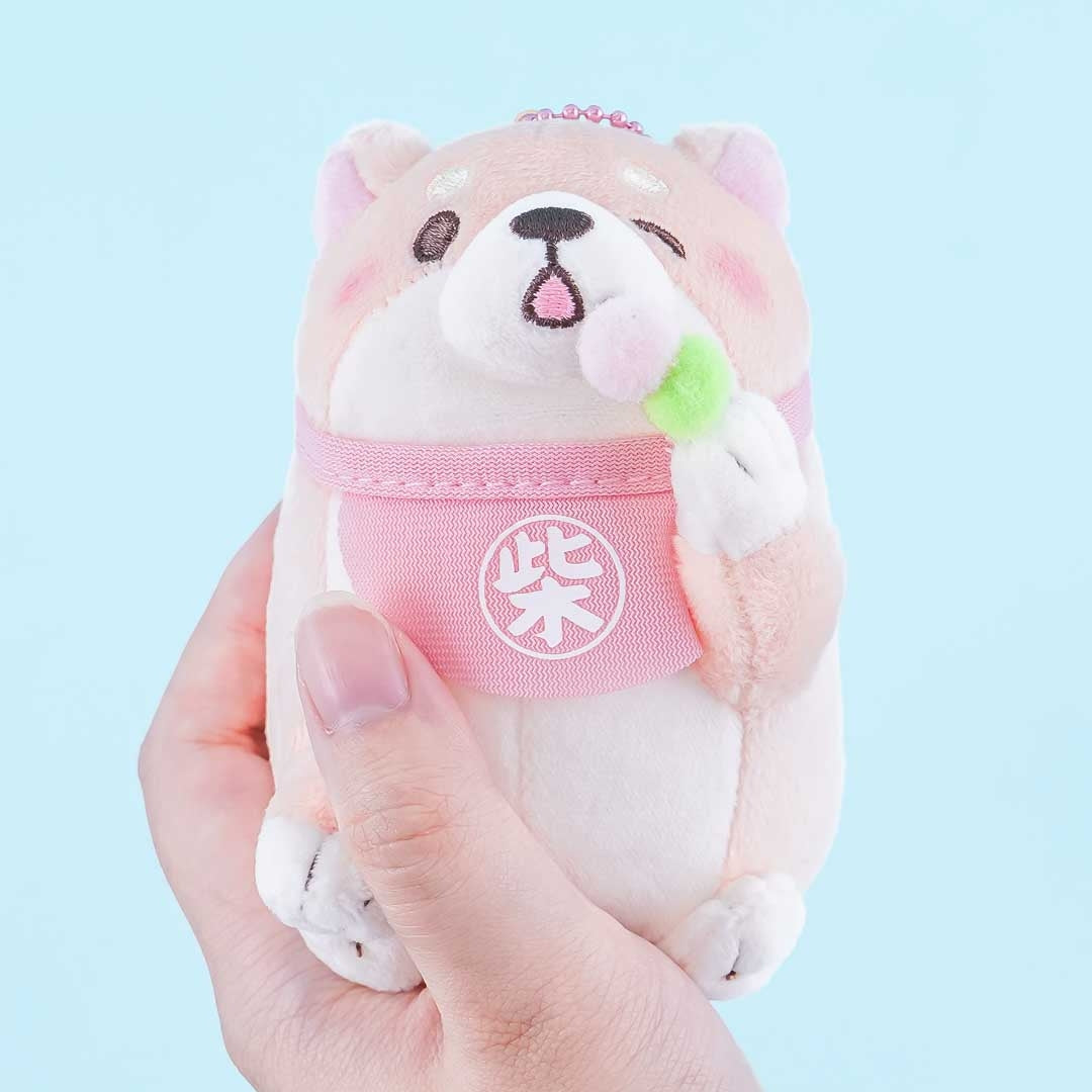 Chuken Mochi Shiba Dango Plushie - Sakura / Medium