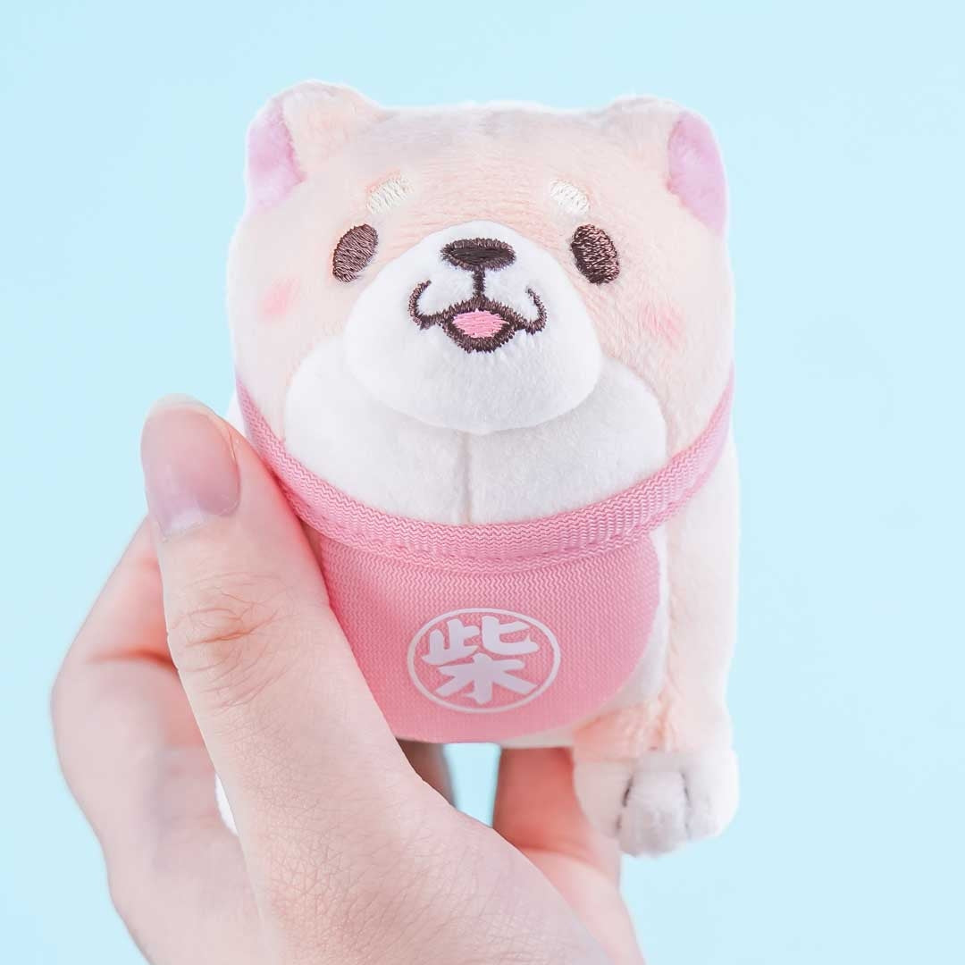 Chuken Mochi Shiba Plushie Charm - Sakura / Mini