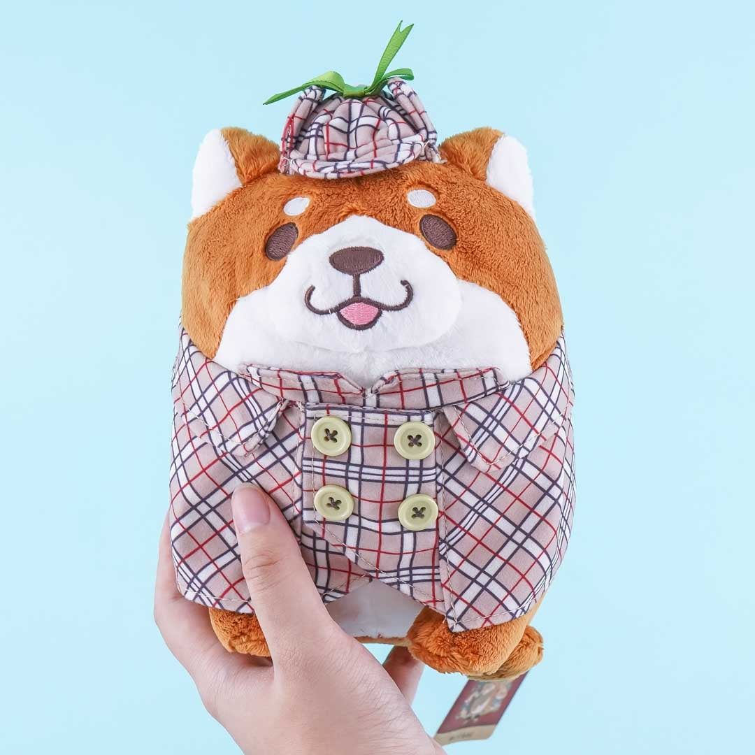 Chuken Mochi Shiba Detective Plushie - Bonito / Medium