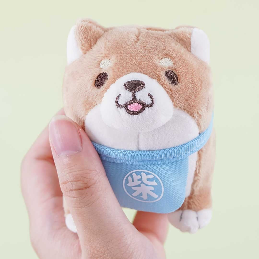 Chuken Mochi Shiba Plushie Charm - Monaka / Mini