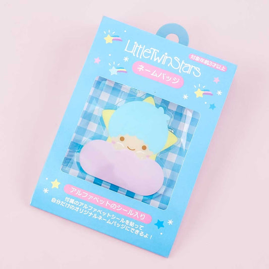 Little Twin Stars Kiki Alphabet Badge