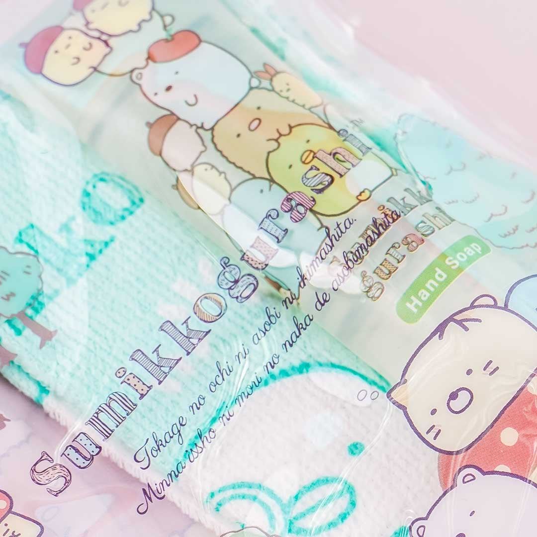 Sumikko Gurashi Apple Harvest Hand Soap & Towel Set