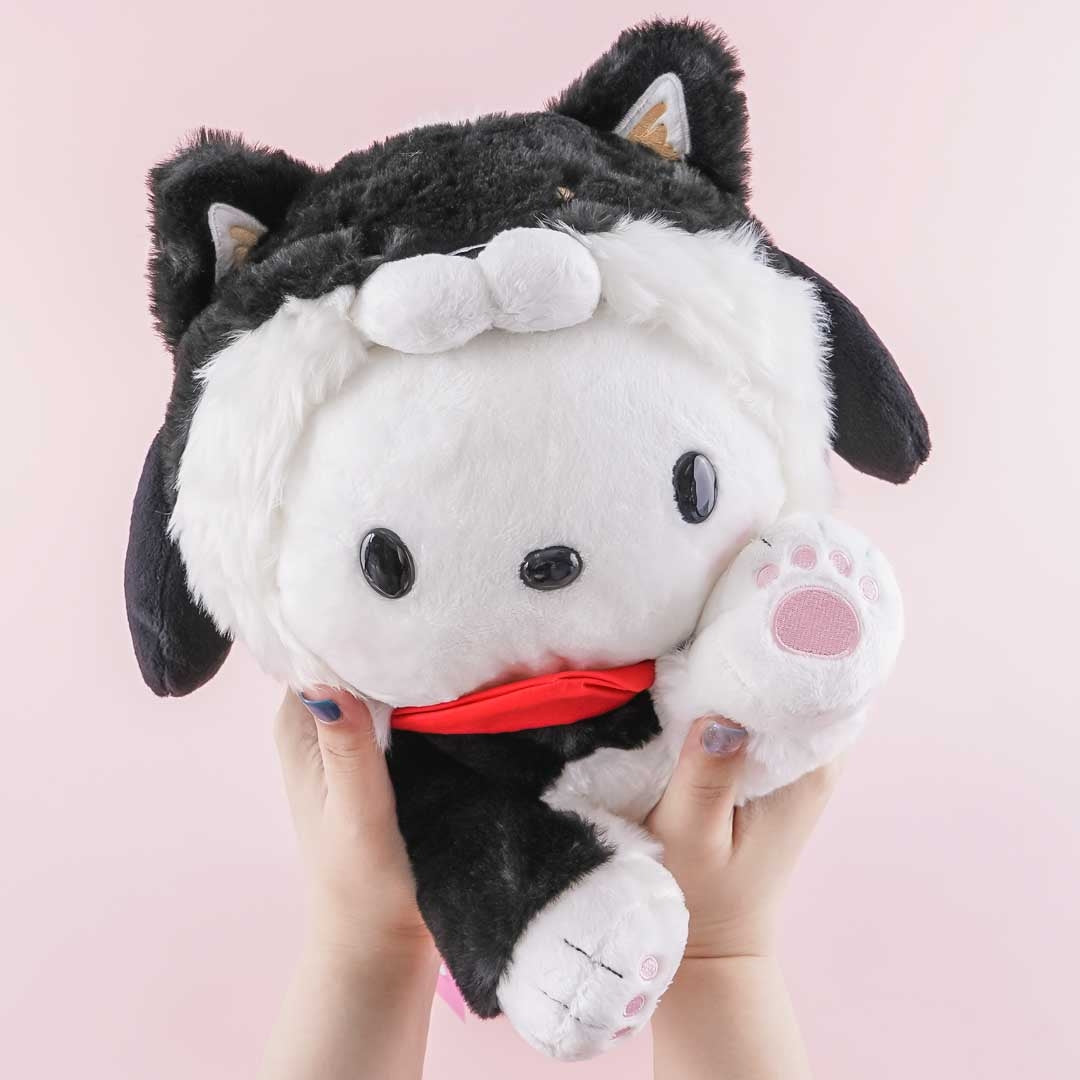 Pochacco Lying Down Shiba Inu Costume Plushie - Medium