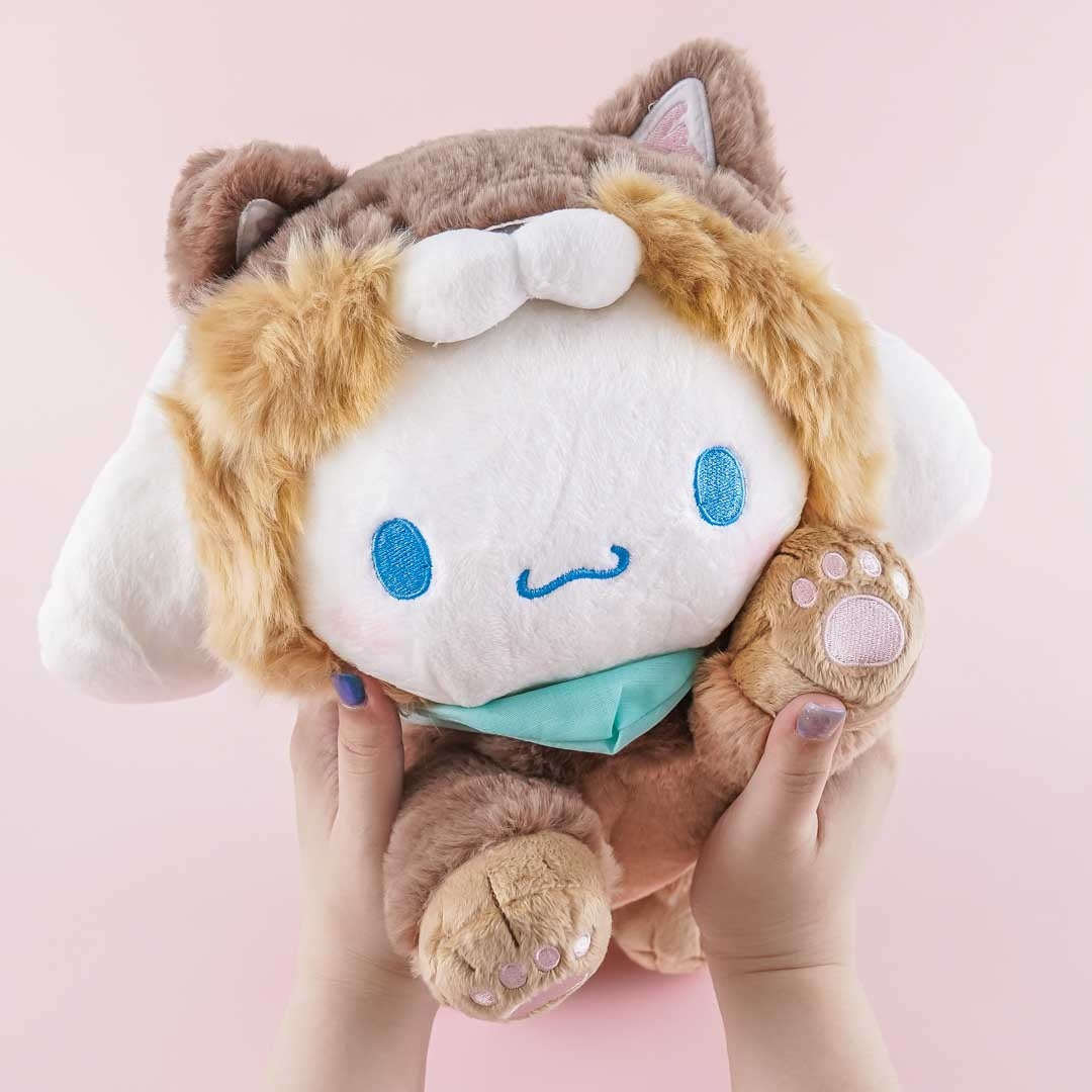 Cinnamoroll Lying Down Shiba Inu Costume Plushie - Medium
