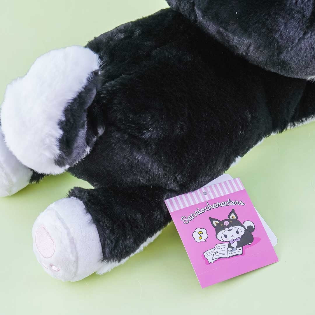 Kuromi Lying Down Shiba Inu Costume Plushie - Medium