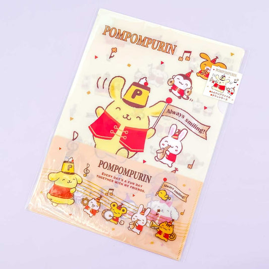 Pompompurin 25th Anniversary A4 File Folder + Face Mask Case